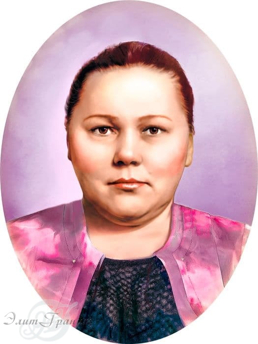 Фотомедальон на памятник. Ретушь.